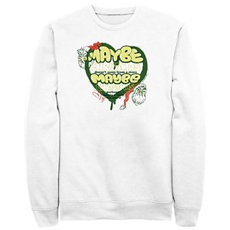 Big & Tall Dr. Seuss Grinch Maybe Maybe Graphic Fleece