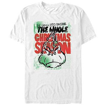 Big & Tall Dr. Seuss Grinch The Whole Christmas Season Graphic Tee