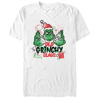 Big & Tall Dr. Seuss Old Grinchy Claus Graphic Tee