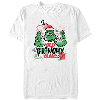 Big & Tall Dr. Seuss Old Grinchy Claus Graphic Tee