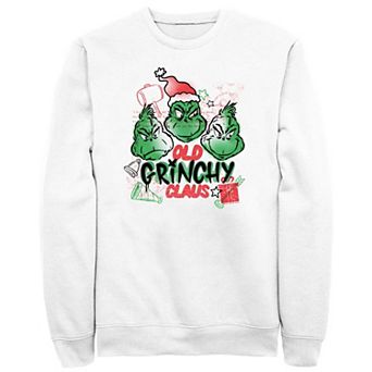 Big & Tall Dr. Seuss Old Grinchy Claus Graphic Fleece