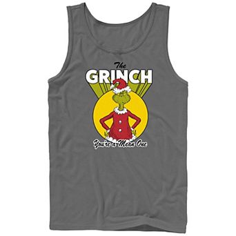 Big & Tall Dr. Seuss The Grinch You're A Mean One Tank