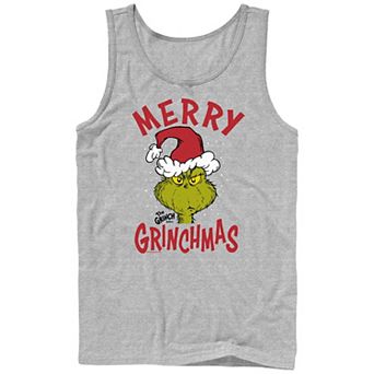 Big & Tall Dr. Seuss The Grinch Merry Christmas Tank