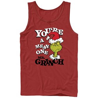 Big & Tall Dr. Seuss You're A Mean One Mr. Grinch Tank