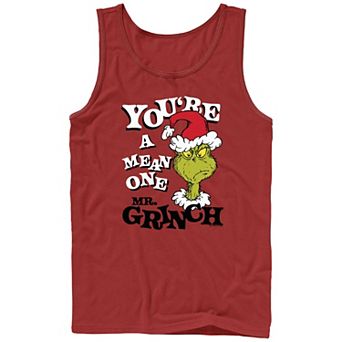 Big & Tall Dr. Seuss You're A Mean One Mr. Grinch Tank