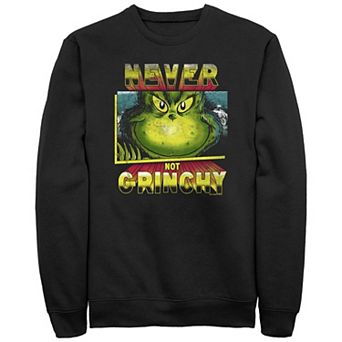 Big & Tall Dr. Seuss Never Not Grinchy Graphic Fleece