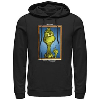 Big & Tall Dr. Seuss Grinch Portrait Never Not Grinchy Graphic Hoodie