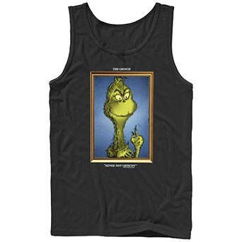 Big & Tall Dr. Seuss Grinch Portrait Never Not Grinchy Tank