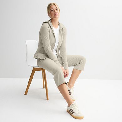 Petite Tek Gear® Essential Zip-Up Hooded Jacket