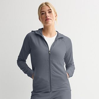 Petite Tek Gear® Essential Zip-Up Hooded Jacket