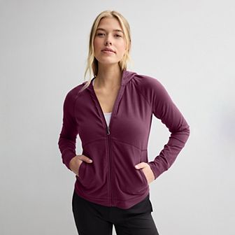 Petite Tek Gear® Essential Zip-Up Hooded Jacket