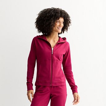 Petite Tek Gear® Essential Zip-Up Hooded Jacket