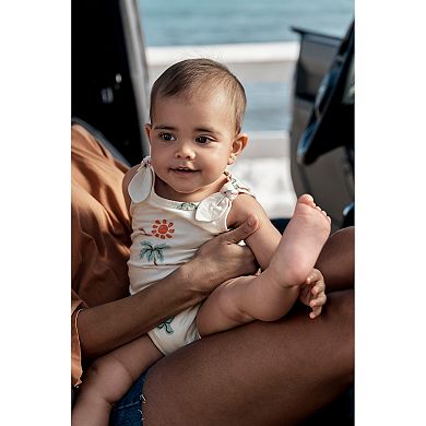 Baby Girl Carter's Beach Print Romper