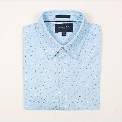 Men's JACHS NY Short Sleeve 4-Way Stretch Knit Performance Shirt