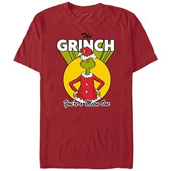 Men's Dr. Seuss The Grinch You're A Mean One Graphic Tee