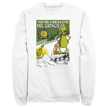 Men's Dr. Seuss Mr. Grinch A Mean One Graphic Fleece