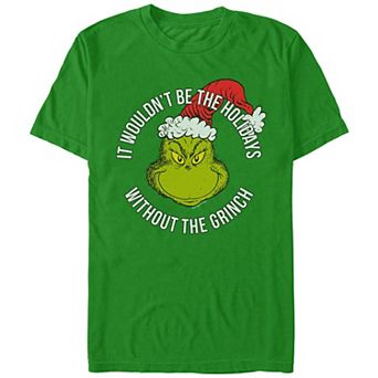 Men's Dr. Seuss No Holidays Without The Grinch Graphic Tee