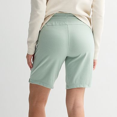 Petite Tek Gear® Essential Bermuda Athletic Shorts