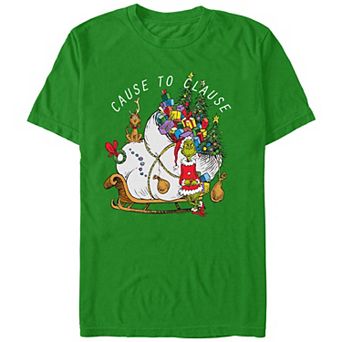 Men's Dr. Seuss Grinch Cause To Clause Graphic Tee