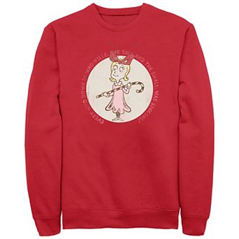 Men's Dr. Seuss Cindy Lou Who Stamp Graphic Fleece