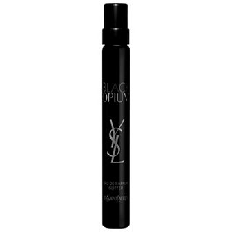 Yves Saint Laurent Black Opium Eau de Parfum Glitter Travel Spray with Marshmallow & Coffee