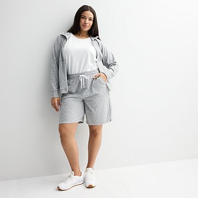 Plus Size Tek Gear® Essential Mid-Rise Bermuda Shorts