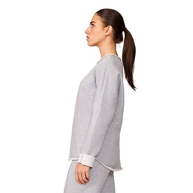 Women's Grey & Gray Luxe French Terry Pullover