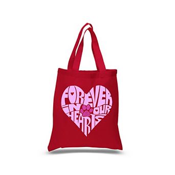 Forever In Our Hearts - Small Word Art Tote Bag