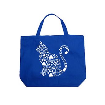 Cat Claws - Large Word Art Tote Bag