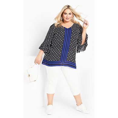 Avenue Women's Plus Size Strike A Pose Tunic