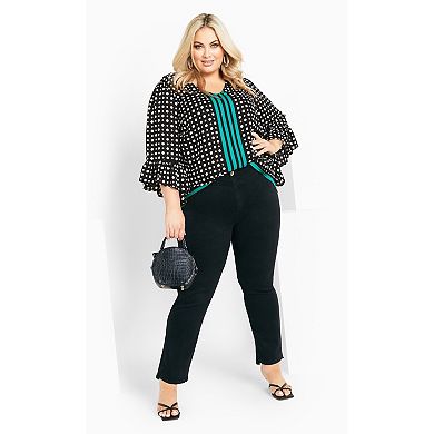 Avenue Women's Plus Size Strike A Pose Tunic