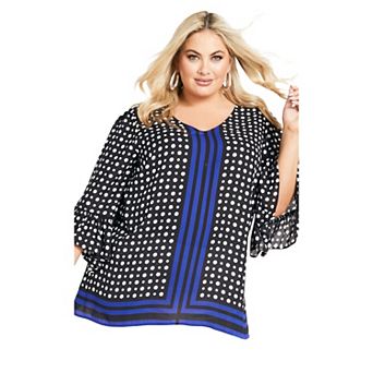 Avenue Women's Plus Size Strike A Pose Tunic