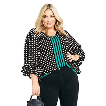 Avenue Women's Plus Size Strike A Pose Tunic