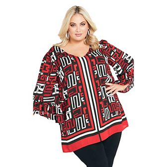 Avenue Women's Plus Size Strike A Pose Tunic