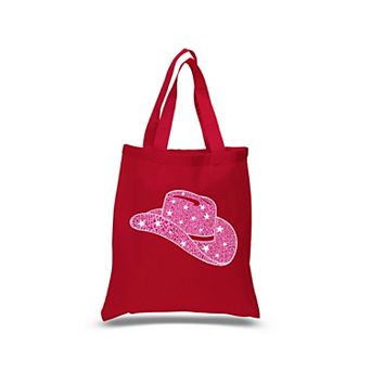 Cowgirl Hat - Small Word Art Tote Bag