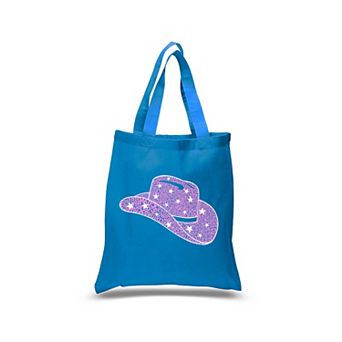 Cowgirl Hat - Small Word Art Tote Bag
