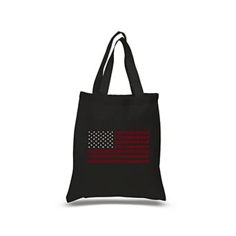 Proud To Be An American - Small Word Art Tote Bag