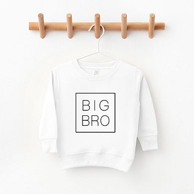 Big Bro Square Toddler Graphic Sweatshirt