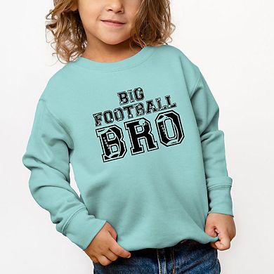 Big Football Bro Toddler Graphic Sweatshirt