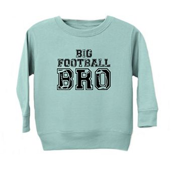 Big Football Bro Toddler Graphic Sweatshirt