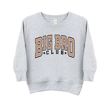 Big Bro Club Stars Toddler Graphic Sweatshirt