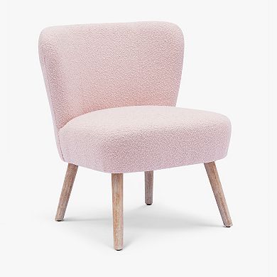 Westintrends 25" Upholstered Boucle Accent Chair