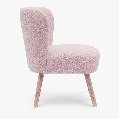 Westintrends 25" Upholstered Boucle Accent Chair