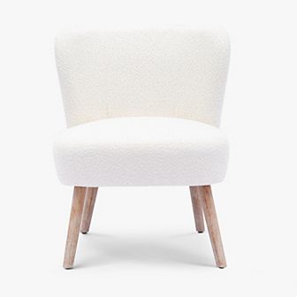 Westintrends 25" Upholstered Boucle Accent Chair