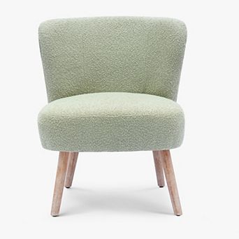 Westintrends 25" Upholstered Boucle Accent Chair