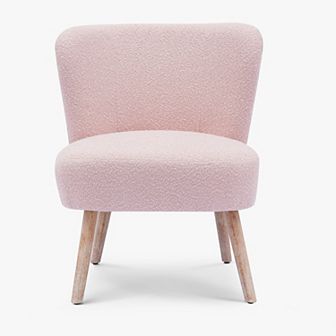 Westintrends 25" Upholstered Boucle Accent Chair