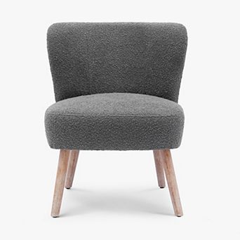 Westintrends 25" Upholstered Boucle Accent Chair