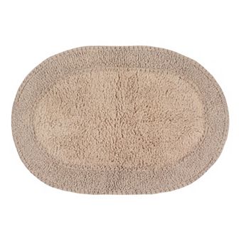 Home Weavers Double Ruffle Collection 100% Cotton Tufted Extra Soft And Absorbent Bath Rugs