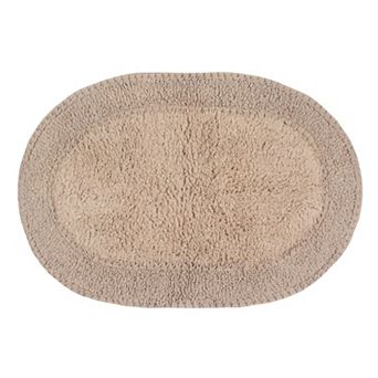 Home Weavers Double Ruffle Collection 100% Cotton Tufted Extra Soft And Absorbent Bath Rugs