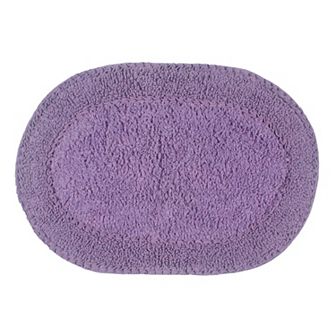 Home Weavers Double Ruffle Collection 100% Cotton Tufted Extra Soft And Absorbent Bath Rugs